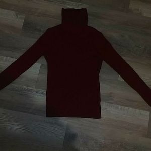 Women's Red Turtleneck